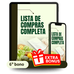 Un checklist listo con los principales ingredientes utilizados en las recetas, para facilitar tus compras.